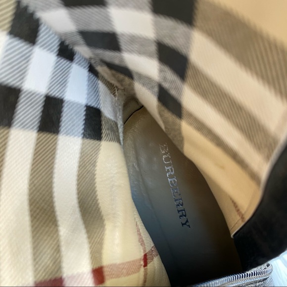 Burberry Knee-High Leather Heeled Boots 38 - Picture 12 of 13